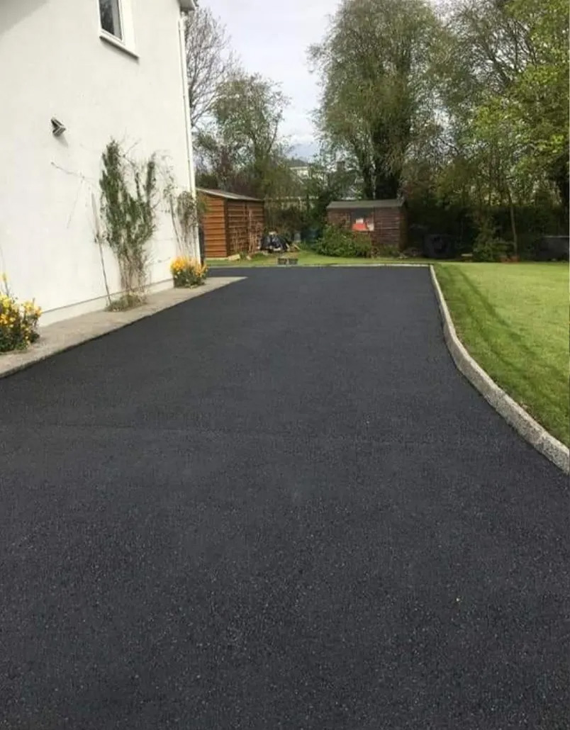 Freshly laid tarmac