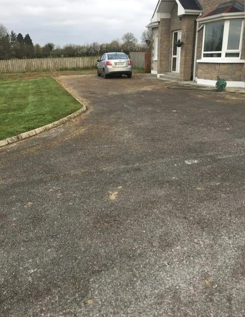 old tarmac drive
