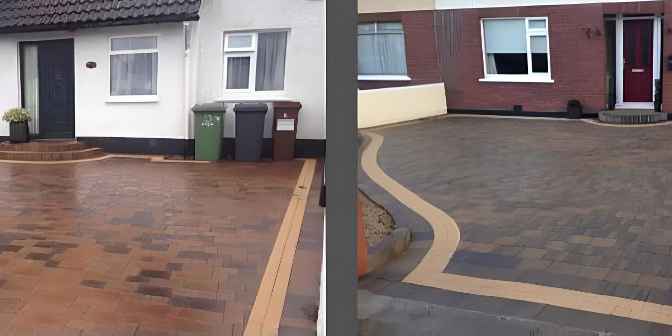 block paving before and after